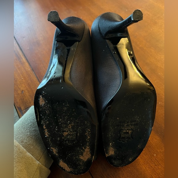 Stuart weitzman open toe heel with bows - Picture 3 of 5